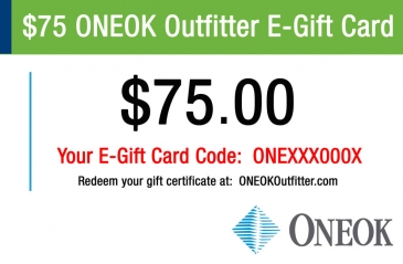 $75 ONEOK Outfitter Gift Card