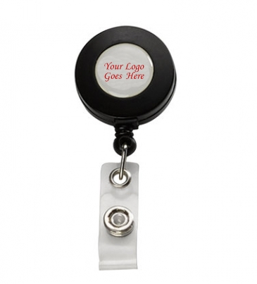 Imported Plastic Retractable Badge Reel with Belt Clip