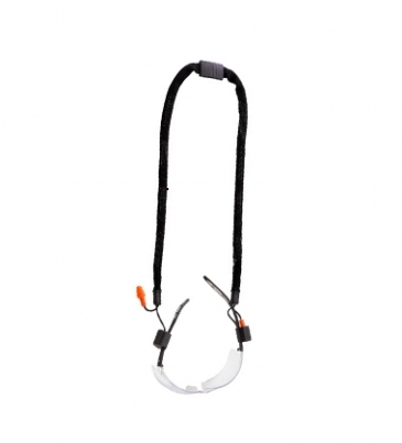 5/8" Polyester Eyewear Retainer with Crimp & Earplugs