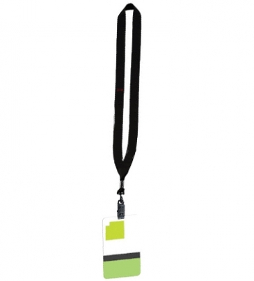 3/4" Polyester Lanyard with 3" X 4" ID Badge