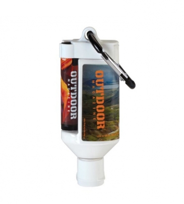 1.9 oz Duo Bottle SPF 30 Sunscreen + SPF 15 Lip Balm + Carabiner