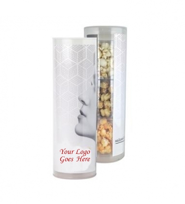 3 Piece Gift Tube with Popcorn