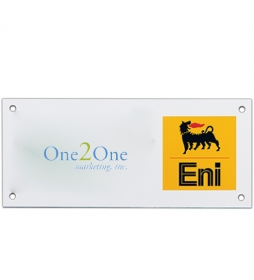 Economy Plastic Signs: 50-75 sq. in.