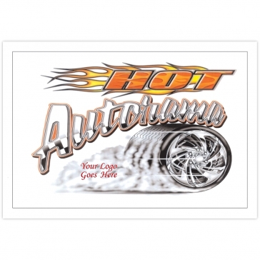 Full Color Dash Plaques (Custom Sized between 0 and 3 sq. in.)