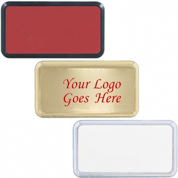 Las Vegas Plastic Name Badge (Standard Size 3-5/16" x 1-13/16")