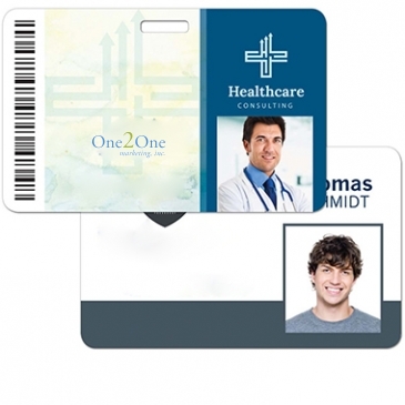 Minneapolis Plastic Name Badge (3 3/8" x 2 1/8", Horizontal)