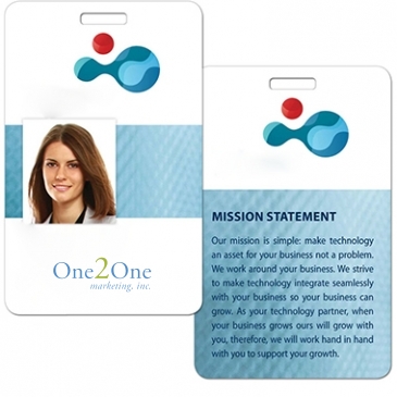 Minneapolis Plastic Name Badge (2-1/8" x 3-3/8", Vertical)