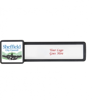 Pittsburgh Reusable Badge Square Imprint