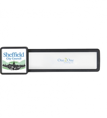 Pittsburgh Reusable Badge Square Imprint
