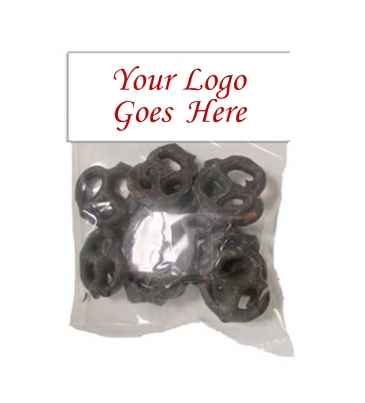 Large Header Bags - Milk Chocolate Mini Pretzels