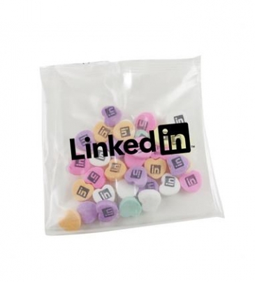 2 oz Handfuls - Imprinted Conversation Hearts