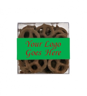Square Acetates - Milk Chocolate Mini Pretzels