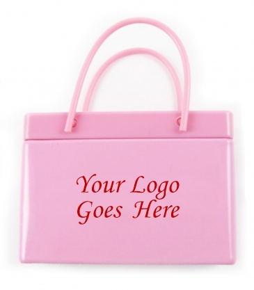 Light Pink Shopping Bag Tin