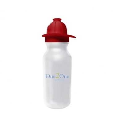 20oz. Value Cycle Bottle w/Fireman Helmet Push'nPull Cap