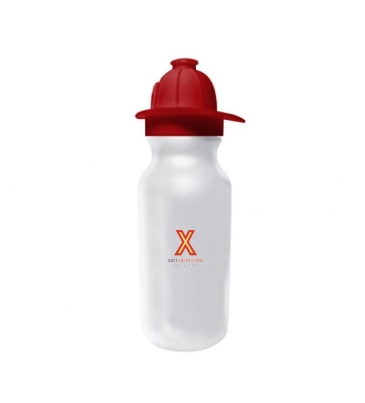 20oz. Value Cycle Bottle w/Fireman Helmet Push'nPull Cap