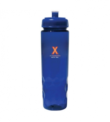 24 oz. Poly-Saver PET Bottle with Push 'n Pull Cap