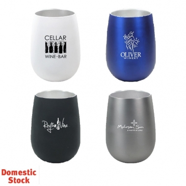 12 oz. Halcyon™ Stainless Steel Wine Glass