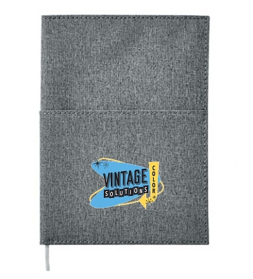 5"x 7" Canvas Pocket Refillable Notebook