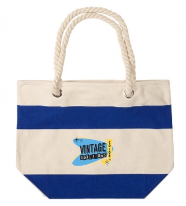 16 oz. Portsmouth Cotton Canvas Nautical Tote