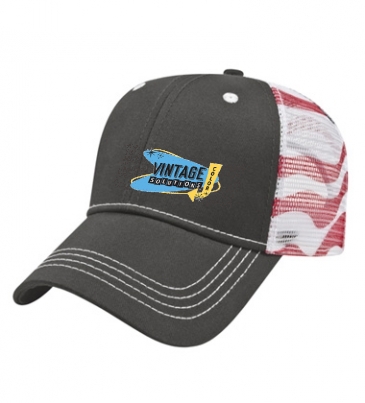 Flag Mesh Back Cap