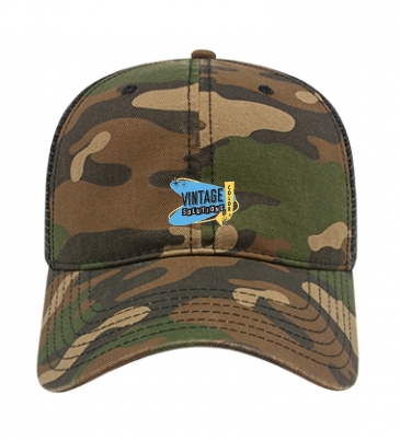 Woodland Camo with Soft Mesh Back Cap