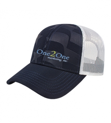 Ottoman Debossed Flag Mesh Back Cap