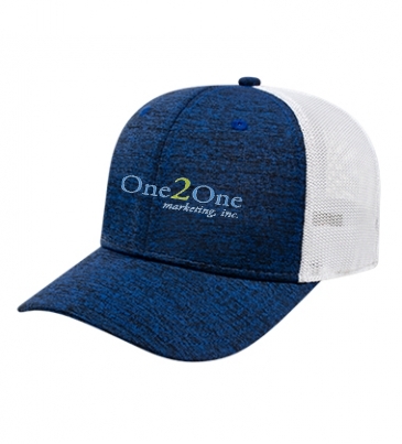 One Size Stretch-Fit Mesh Back Cap