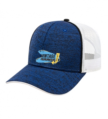 Poly/Spandex Blend with Piping & Mesh Cap Back