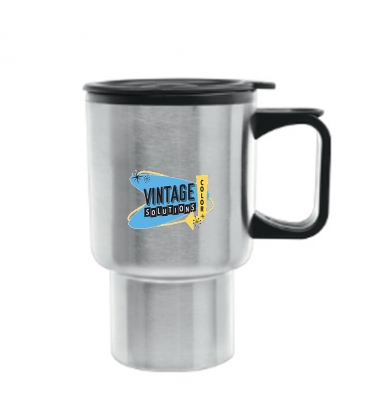 14 oz. Super Saver Stainless Steel Travel Mug