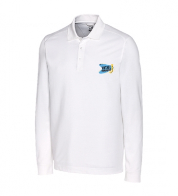 Advantage Tri-Blend Pique Mens Big and Tall Long Sleeve Polo