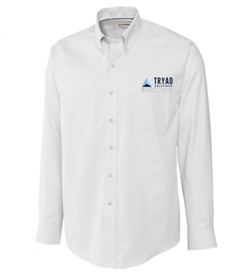 Epic Easy Care Nailshead Mens Big and Tall Long Sleeve Dress Shir