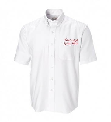 Epic Easy Care Nailshead Mens Big and Tall Short Sleeve Dress Shi