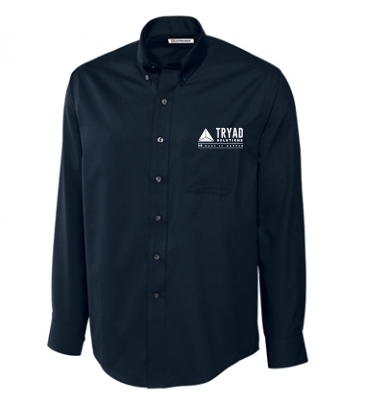 Epic Easy Care Fine Twill Mens Big and Tall Dress Shirt