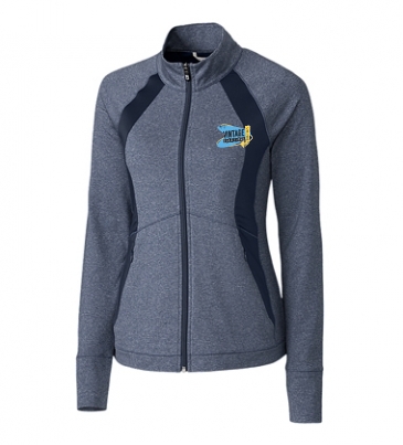 Womens Shoreline Colorblock Full-Zip
