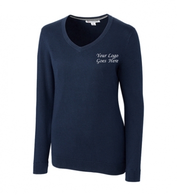 Lakemont Tri-Blend Womens V-Neck Pullover Sweater