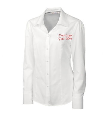 Epic Easy Care Nailshead Womens Long Sleeve Dress Shirt