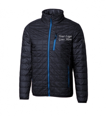 Rainier PrimaLoft® Mens Eco Insulated Full Zip Puffer Jacket
