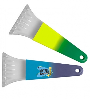 7" Polar Color Change Ice Scraper