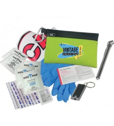 Auto Safety Zipper Tote Kit