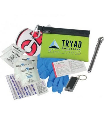 Auto Safety Zipper Tote Kit