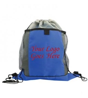 The Sportster - Drawstring Bags with Mesh Pockets