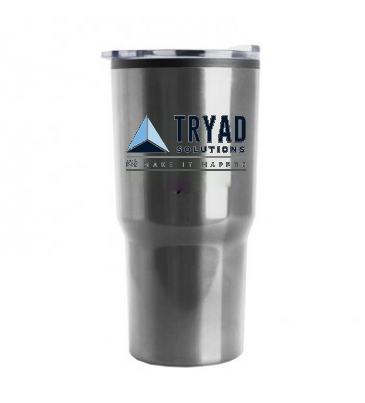The Carova - 18 oz. Stainless Steel Shell Auto Tumbler