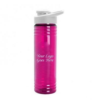 24 oz. Slim Fit Water Bottles with Drink-Thru Lid