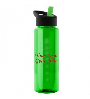 32 oz. Trans. Bottle- Flip Straw Lid