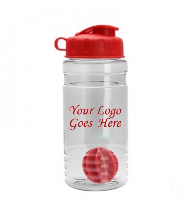 20 oz.  Groove Shaker Bottle - Flip Lid