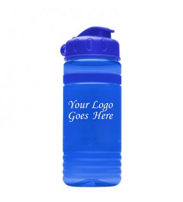 20 oz.  Stripe Bottle Bottle - Flip Lid