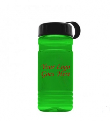 20 oz.  Groove Bottle with Tethered Lid