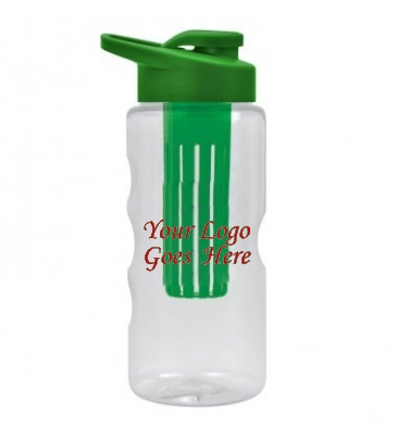 22 oz.  Infuser Bottle w Drink-Thru Lid