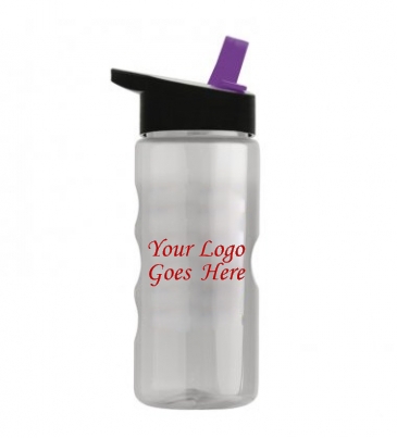 22 oz.  Bottle - Flip Straw Lid