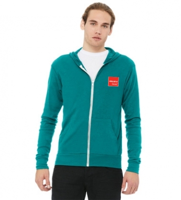 BELLA+CANVAS ® Unisex Triblend Full-Zip Lightweight Hoodie